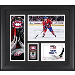 Fanatics Authentic Kirby Dach Montreal Canadiens 15"x17" Framed Player Collage with a Piece of Game-Used Puck