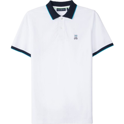 Psycho Bunny Men's Troy Pique Polo Shirt - White