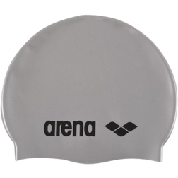 Arena Classic Silicone Cap - Silver/Black