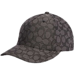 Coach Signature Jacquard Baseball Hat - Charcoal