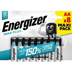 Energizer Max Plus AA Alkaline 8-pack