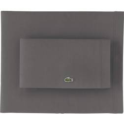 Lacoste Percale Bed Sheet Grey (284.5x259.1cm)