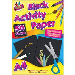 Tallon A4 Pad Black 50 Sheets