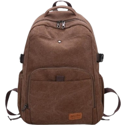 Women's Multi-pocket Leisure Travel Bag - Brown