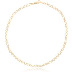 The Lovery Heart Link Bracelet - Gold