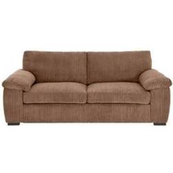 Luxury Life Collingdale Jumbo Cord Light Brown Sofa 190cm 3 Seater