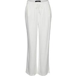 Vero Moda Line Trousers - White/Snow White