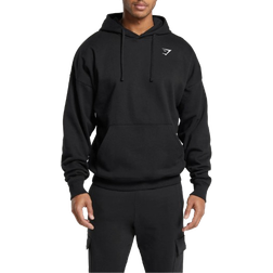 Gymshark Crest Oversized Hoodie - Black