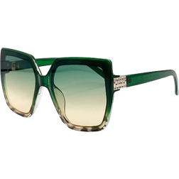 SVNX Oversize Sunglasses Green