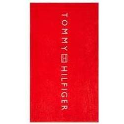 Tommy Hilfiger TH Original Logo Bath Towel Red (180x100cm)