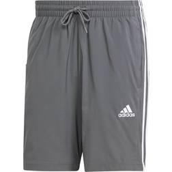 Adidas Aeroready Essentials Chelsea 3-Stripes Shorts - Gray Six