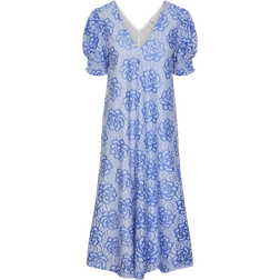 Y.A.S Sisa Midi Dress - Palace Blue