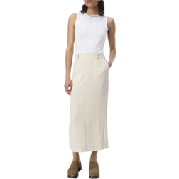 Object Sanne Long Pencil Skirt - Sandshell