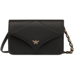 MCM Diamond Shoulder Bag - Black