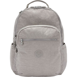 Kipling Seoul Laptop Backpack - Grey