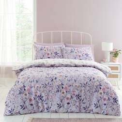 Catherine Lansfield Isadora Duvet Cover Purple (230x220cm)