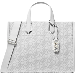 Michael Kors Gigi Large Empire Signature Logo Tote Bag - Opt/Allum