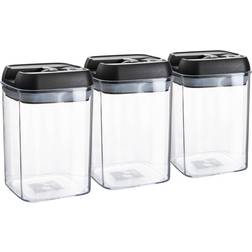 Argon Tableware Flip Lock Food Container 3pcs 0.8L