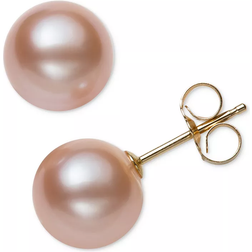 Belle De Mer Cultured Stud Earrings - Gold/Pearls