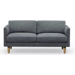 Hutch Slate Grey Sofa 193cm 3 Seater