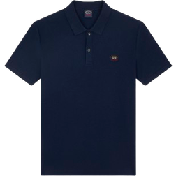 Paul & Shark Pique Polo with Iconic Badge - Blue