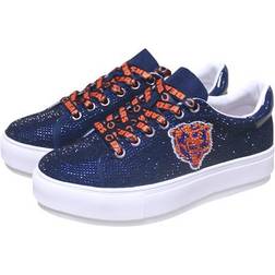 Cuce Women's Navy Chicago Bears Team Colored Crystal Sneakers