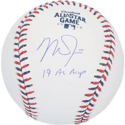 Fanatics Authentic Mike Trout Los Angeles Angels Autographed 2019 ASG Logo Baseball with "19 AL MVP" Inscription