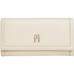 Tommy Hilfiger City Large Flap Wallet - White Clay