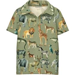 Name It Jale SS Polo - Oil Green (13230181)