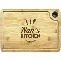 You Personalise Nan's Kitchen Open 24 Hours Chopping Board 25cm