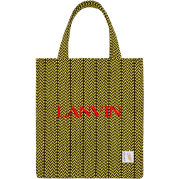 Lanvin Future Curb Tote Bag - Black/Corn