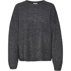 Vero Moda Gemma Sweater - Grey/Dark Grey Melange