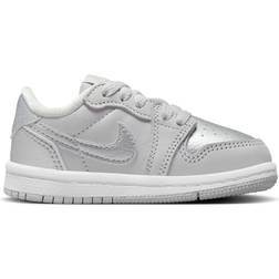 Nike Jordan 1 Retro Low Silver TD - Neutral Grey/White/Metallic Silver