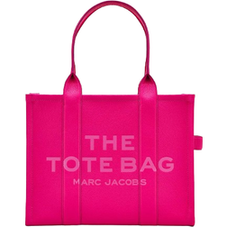 Marc Jacobs The Leather Large Tote Bag - Hot Pink