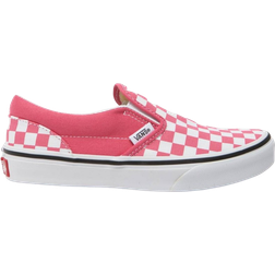 Vans Kid's Classic Slip-On Checkerboard - Honeysuckle