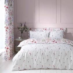 Dunelm Watercoloured Duvet Cover Pink (230x220cm)