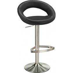 NetFurniture Lunar Adjustable Black Seating Stool 81cm