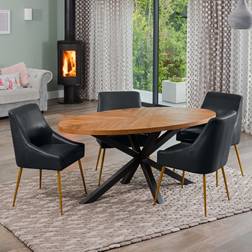 Natur Pur Soderquist Grey Dining Set 90x170cm 5pcs