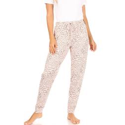 Tahari Women's Relaxed Fit Pajama - Light Pink Modern Animal