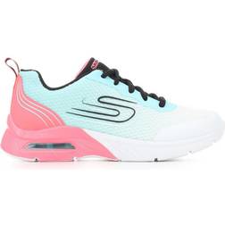 Skechers Kid's Microspec Max Plus - White/Coral