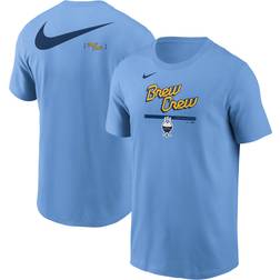 Nike Milwaukee Brewers Hit Speed City Connect Tee Mens