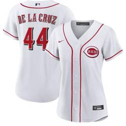 Nike Elly De La Cruz White Cincinnati Reds Home Replica Jersey Women's