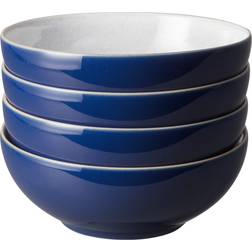 Denby Elements Dark Blue Breakfast Bowl 17cm 4pcs 0.82L