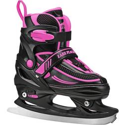 Roller Derby Summit Boy's Adjustable Ice Skate - Black/Pink