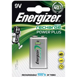 Energizer NiMH Rechargeable 9V PP3 Battery 175mAh Compatible