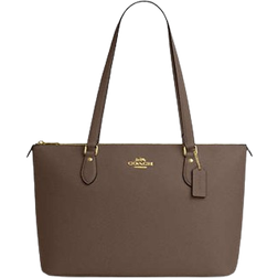 Coach Gallery Tote Bag - Crossgrain Leather/Im/Dark Stone