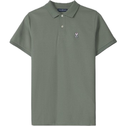 Psycho Bunny Mens Classic Pique Polo Shirt - Agave Green