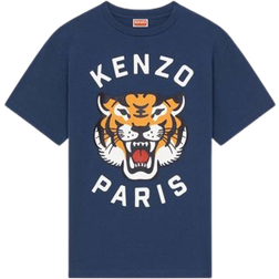 Kenzo Lucky Tiger Oversized Genderless T-shirt - Midnight Blue