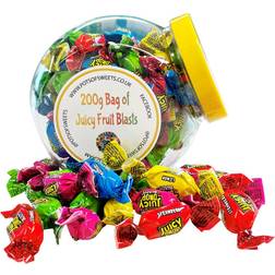 Pots of Sweets Cookie Jar of Juicy Drop Fruit Blast Sweets 200g