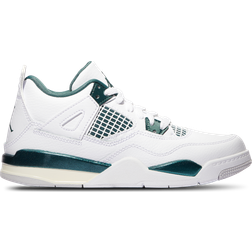 Nike Jordan 4 Retro PS - White/White/Neutral Grey/Oxidized Green